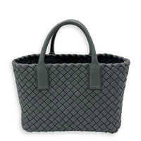 Bottega Veneta Cabat Top Handle Bag Grey in Lambskin, Silver hardware_2