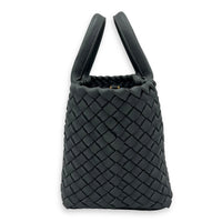 Bottega Veneta Cabat Top Handle Bag Grey in Lambskin, Silver hardware_3