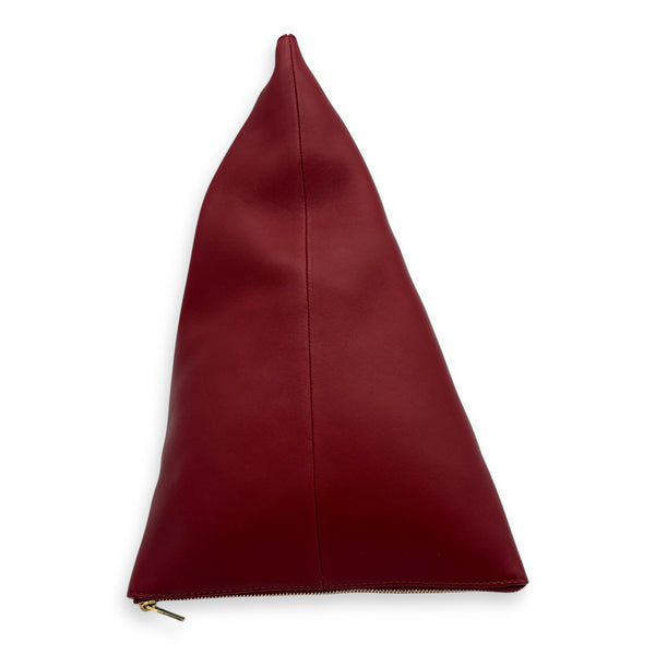 Twist Berlingot Red in Calfskin, Gold hardware