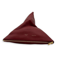 Twist Berlingot Red in Calfskin, Gold hardware
