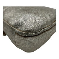 Besace Rive Gauche Messenger Gold in Calfskin, Gold hardware