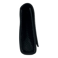 Kate Clutch Black in Python Leather, Gold hardware