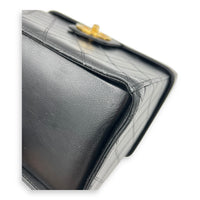 Vintage CC Vanity Bag Black in Calfskin, Gold hardware