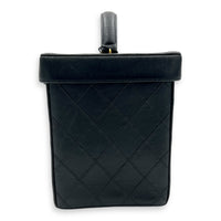 Vintage CC Vanity Bag Black in Calfskin, Gold hardware