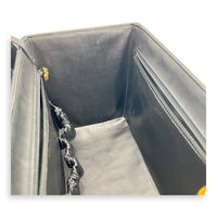 Vintage CC Vanity Bag Black in Calfskin, Gold hardware