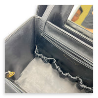 Vintage CC Vanity Bag Black in Calfskin, Gold hardware