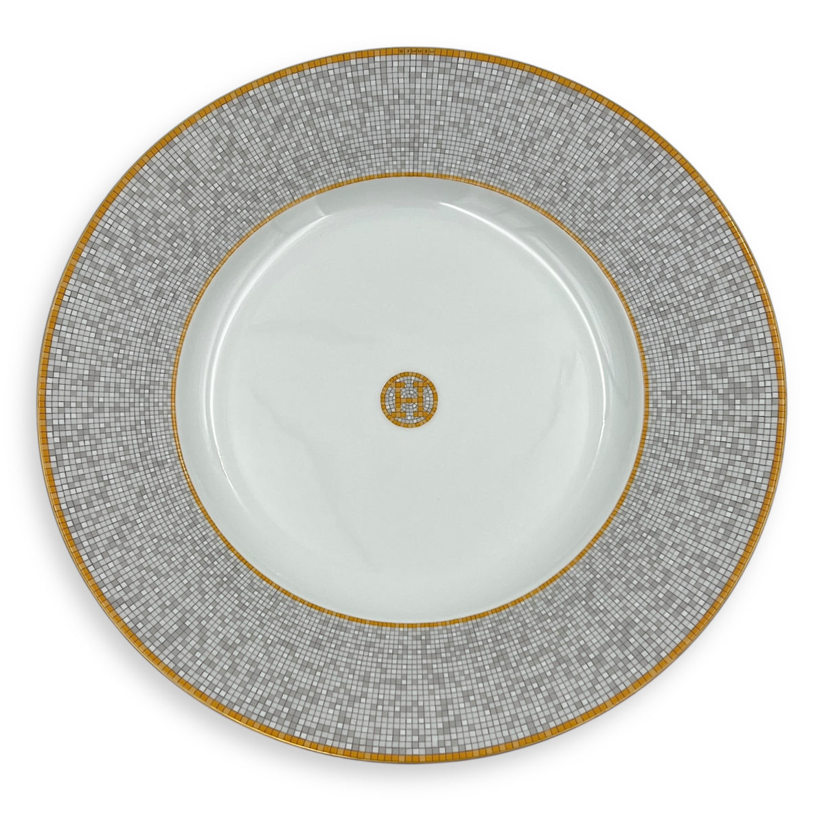 Mosaique au 24 Presentation Plate Gold Homeware in Porcelain