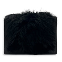 Frame Crossbody Bag Black in Calfskin, Silver hardware