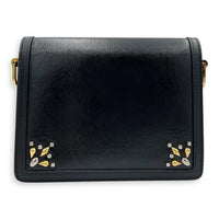 Dauphine Shoulder Bag Black in Fabric, Gold hardware
