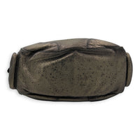 Vit Daino Green Shoulder Bag in Calfskin, Gold hardware