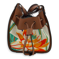 Hammock Bucket Bag Multi-colour in Canvas, Silver hardware