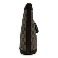 Dionysus Grey Tote Bag in Coated Canvas, Mixed hardware