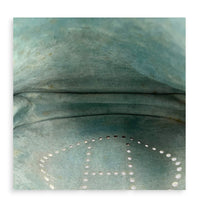 Evelyne III Blue Shoulder Bag in Clemence, Silver hardware