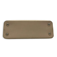 Capucines Top Handle Bag Beige in Taurillon Leather, Gold hardware