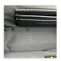 23C Vanity Box Top Handle Bag Black in Caviar Leather, Gold hardware