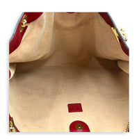 Rajah Tote Bag Red in Calfskin, Gold hardware