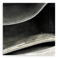 Lady Dior Top Handle Bag Medium Black in Lambskin, Gunmetal hardware