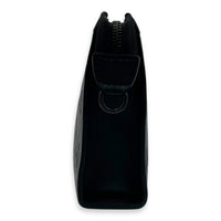 Gaston Wearable Wallet Crossbody Bag Black in Calfskin, Black hardware