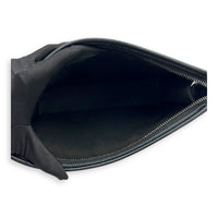 Gaston Wearable Wallet Crossbody Bag Black in Calfskin, Black hardware