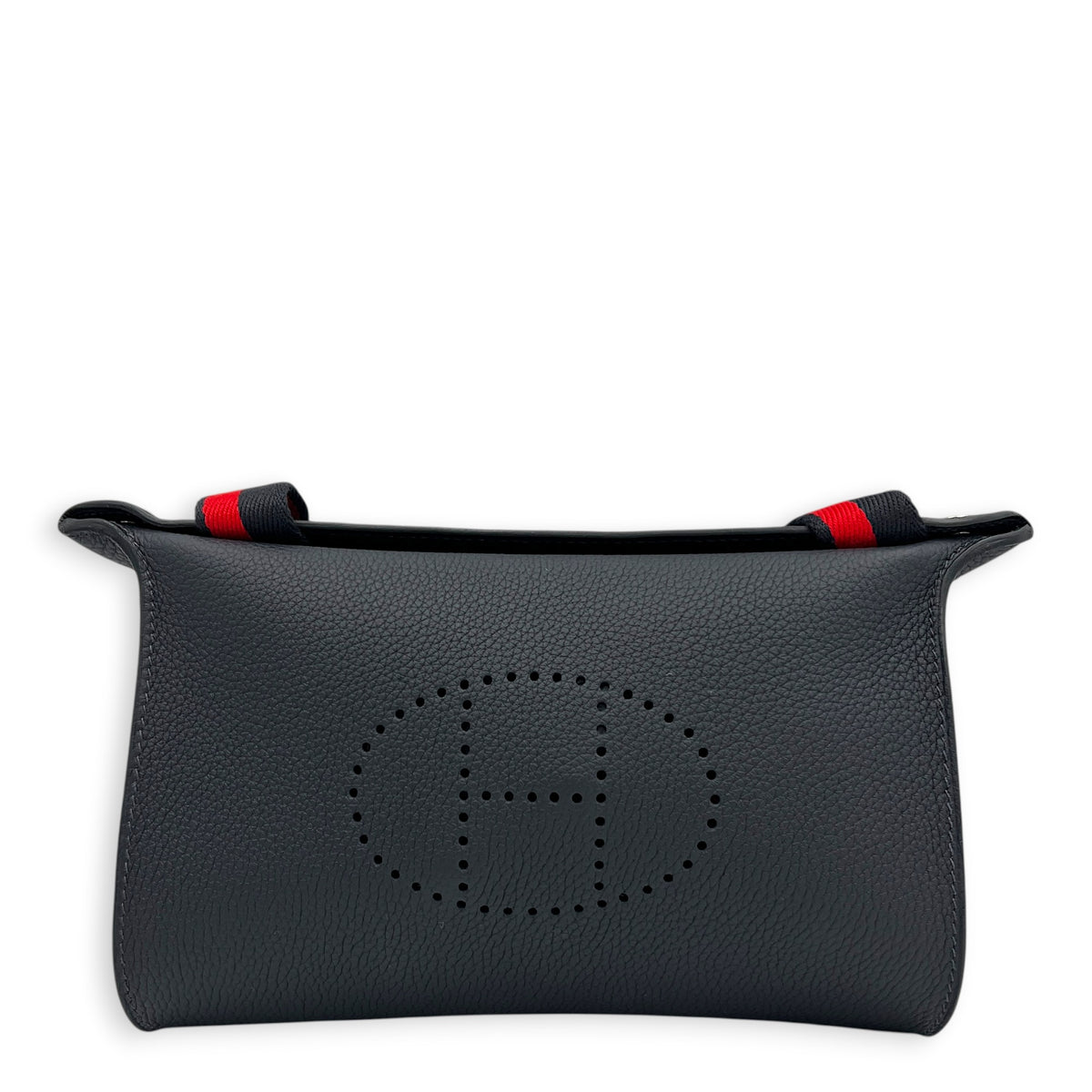 Videpoches Caban Crossbody Bag in Togo, Palladium hardware