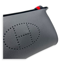 Videpoches Caban Crossbody Bag in Togo, Palladium hardware