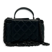 CC Vanity Bag Black in Lambskin, So Black hardware