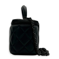 CC Vanity Bag Black in Lambskin, So Black hardware