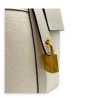 Picotin Cargo 18 Nata Top Handle Bag in Canvas, Gold hardware