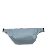 Logo Belt Bag Blue in Nylon, Silver hardware