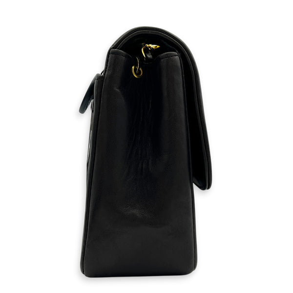 Vintage CC Medium Mademoiselle Shoulder Bag in Lambskin, Gold hardware