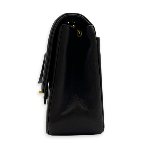Vintage CC Medium Mademoiselle Shoulder Bag in Lambskin, Gold hardware