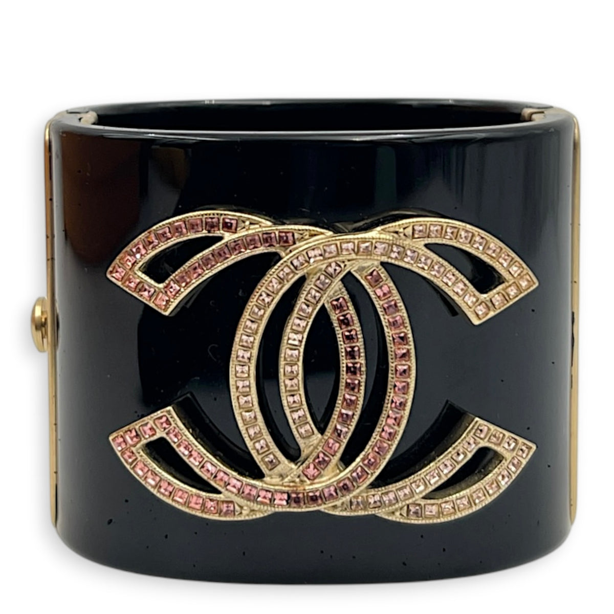 CC Bracelet Black in Others, Guilloche hardware