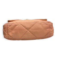 C19 Small Peach Shoulder Bag in Lambskin, Mixed hardware
