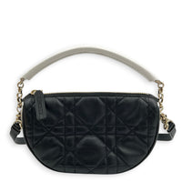 Vibe Hobo Crossbody Bag Black in Lambskin, Gold hardware