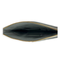 C19 Pouch Grey in Satin, Gold hardware