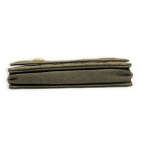 Coco Cuba Green Wallet On Chain in Denim, Gold hardware