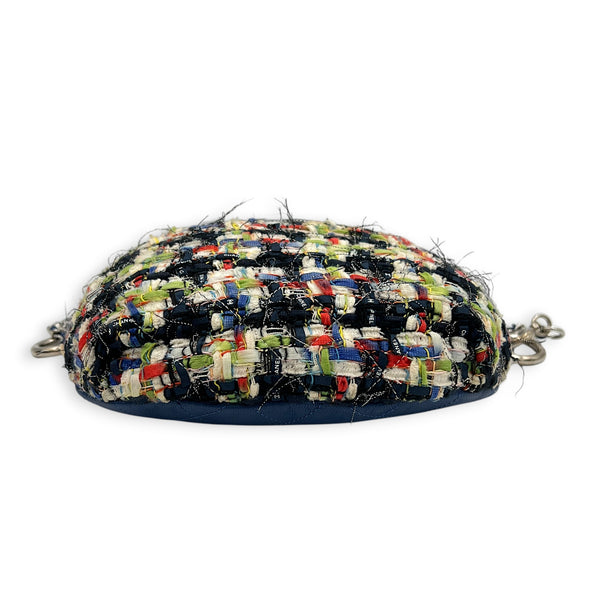 Logo Waist Bag Multi-colour in Tweed, Silver hardware