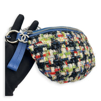 Logo Waist Bag Multi-colour in Tweed, Silver hardware