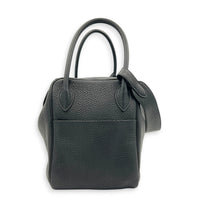 Lindy 34 Black Shoulder Bag in Clemence, Palladium hardware