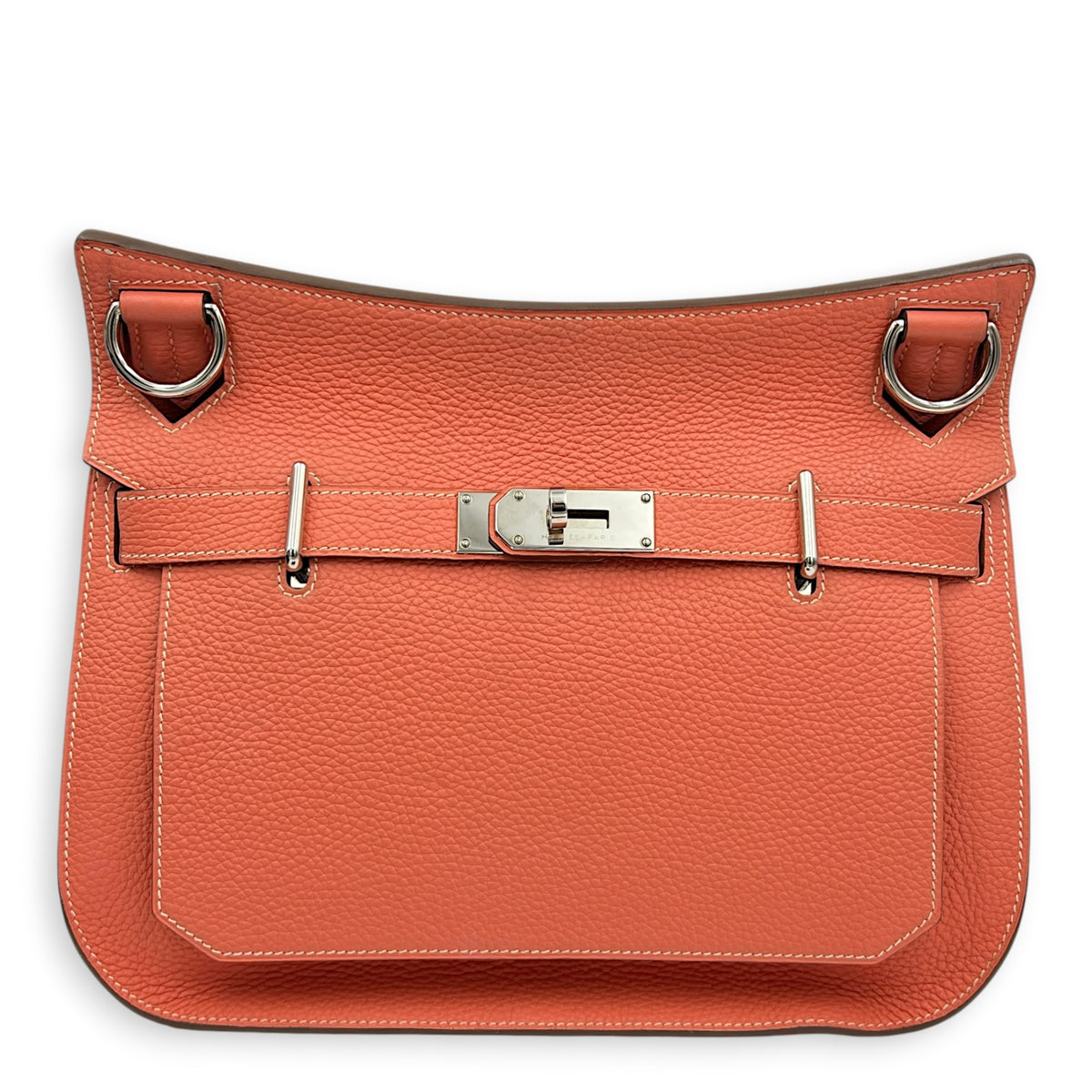 Jypsiere 31 Crevette Crossbody Bag in Clemence, Palladium hardware