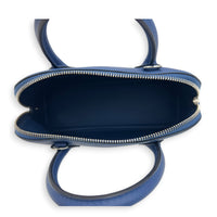 Bolide 1923 25 Bleu Tie Top Handle Bag in Epsom, Palladium hardware