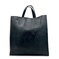 L’aveugle Par Amour Tote Bag Black in Calfskin, Gold hardware