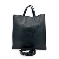 L’aveugle Par Amour Tote Bag Black in Calfskin, Gold hardware