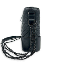 Gabrielle Shoulder Bag Black in Calfskin, So Black hardware
