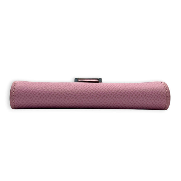 Bearn Mauve Sylvestre Card Wallet in Epsom, Palladium hardware