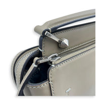 Dotcom Top Handle Bag Grey in Calfskin, Silver hardware