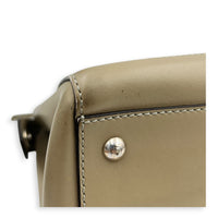 Dotcom Top Handle Bag Grey in Calfskin, Silver hardware