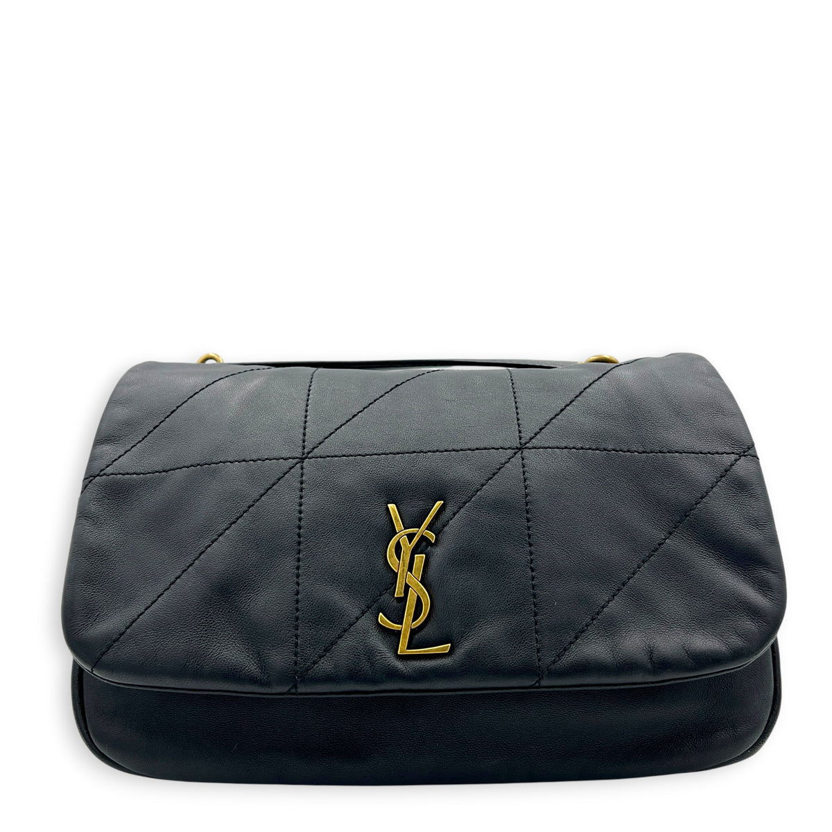 Jamie 4.3 Black Shoulder Bag in Lambskin, Gold hardware