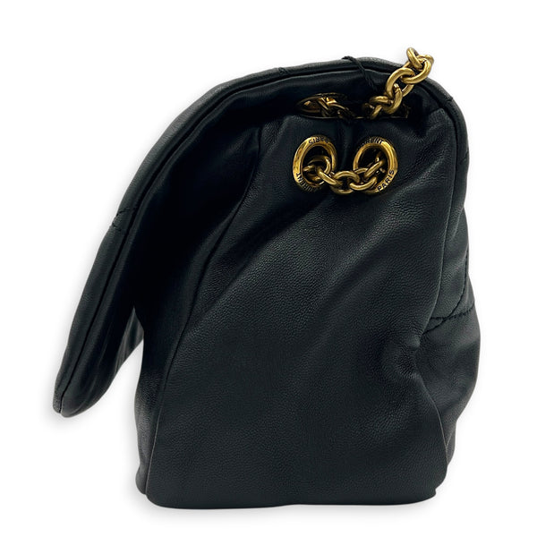Jamie 4.3 Black Shoulder Bag in Lambskin, Gold hardware