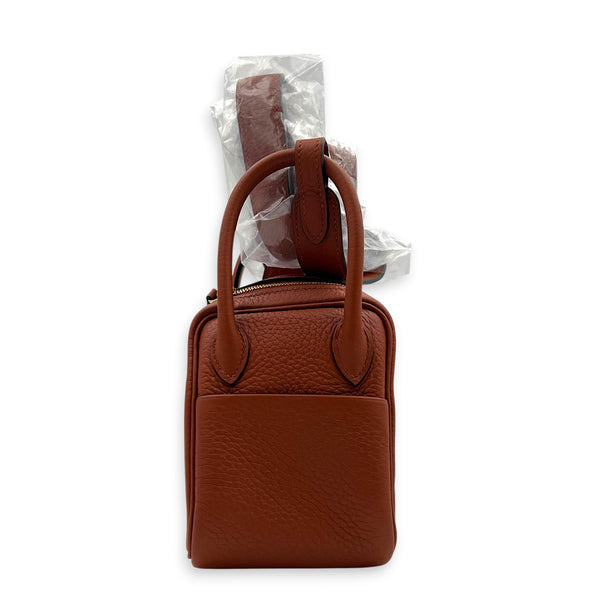 Lindy Mini Cuivre Shoulder Bag in Clemence, Gold hardware